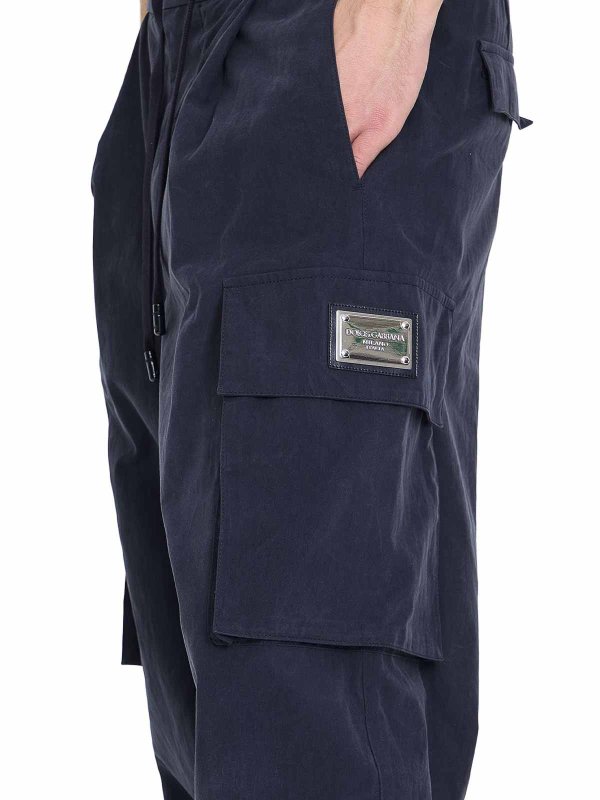 Pantalons De Sport - Bleu shop online: DOLCE & GABBANA