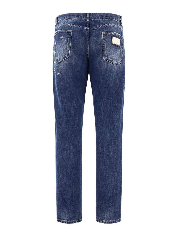 DOLCE & GABBANA: ブーツカットジーンズ online - ブーツカットジーンズ - ブルー