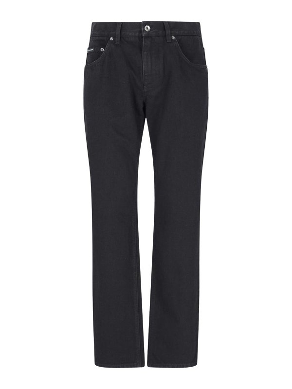 DOLCE & GABBANA: Jeans boot-cut - Jeans Boot-Cut - Negro