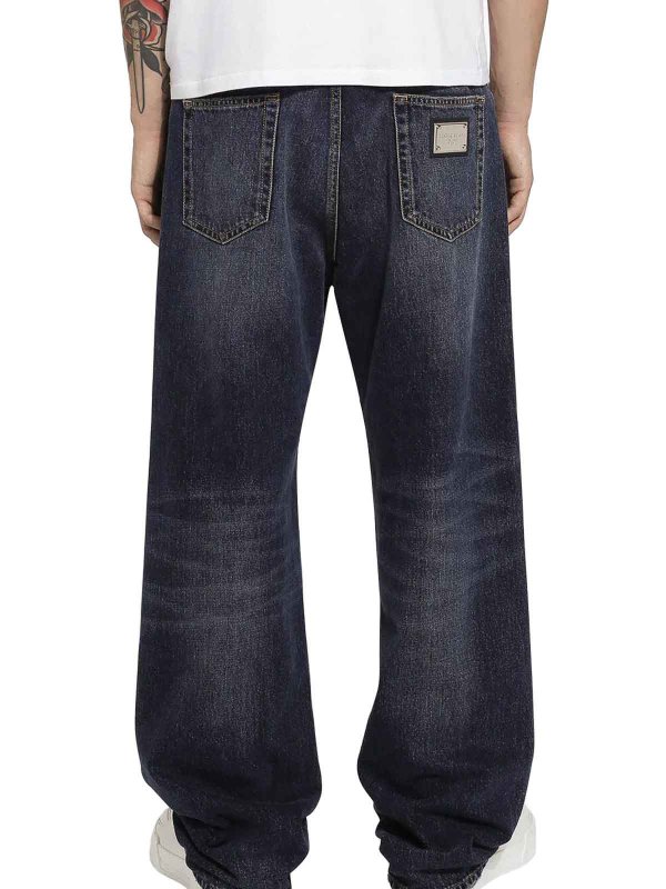 DOLCE & GABBANA: ブーツカットジーンズ online - ブーツカットジーンズ - ブルー