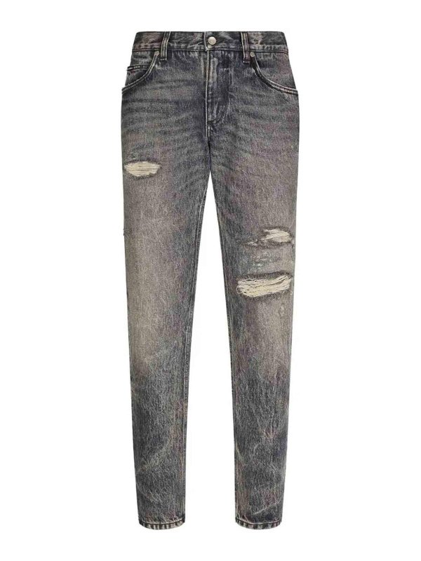 DOLCE & GABBANA: ブーツカットジーンズ - ブーツカットジーンズ - ブルー