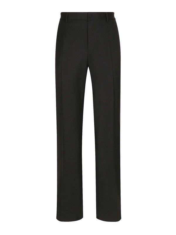 DOLCE & GABBANA: casual trousers - Stretch Wool Pants