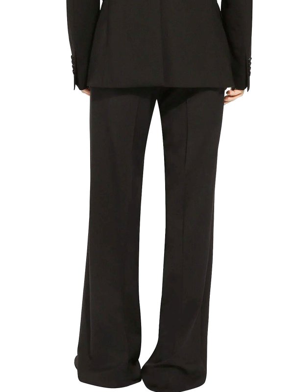 DOLCE & GABBANA: casual trousers online - Stretch Wool Pants