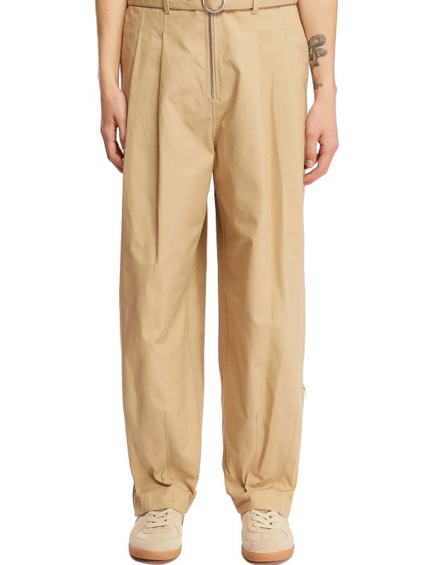 JIL SANDER: トラウザーショーツ online - ショートパンツ - ベージュ