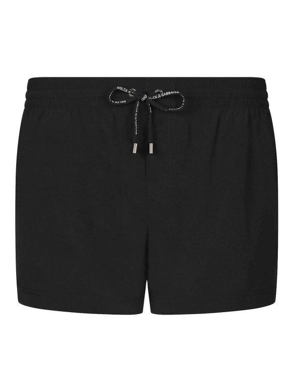 DOLCE & GABBANA: 水着 - スイムショーツ/スイムトランクス - 黒