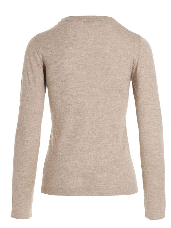 BRUNELLO CUCINELLI: Pull col rond online - Pull Col Rond - Beige