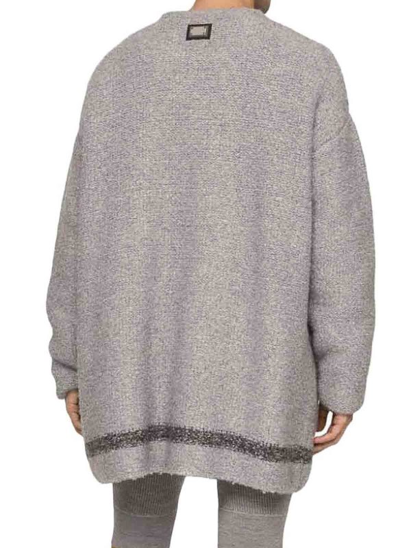 DOLCE & GABBANA: cardigans online - Technical Wool Cardigan
