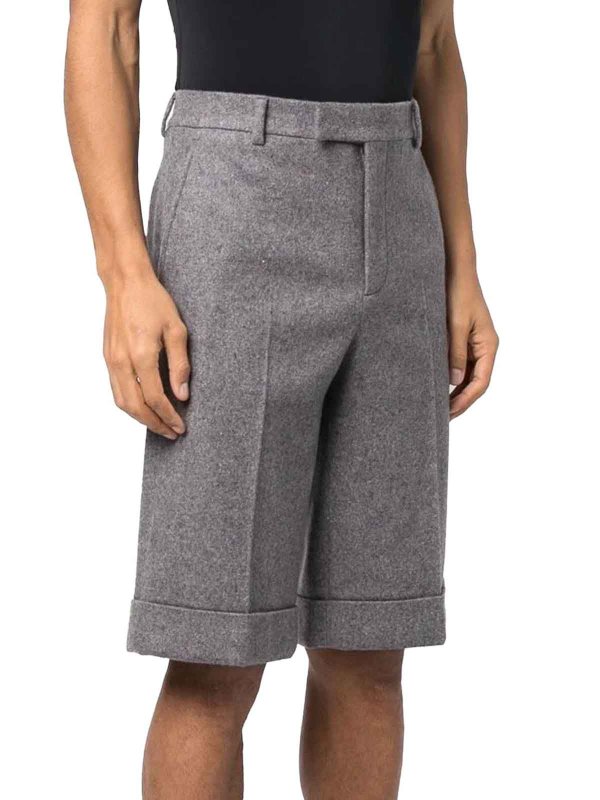 The Best Shops GUCCI: Trousers Shorts - Shorts Cashmere And Lana