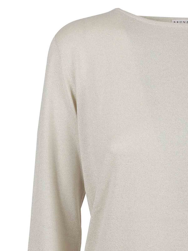 The Best Shops BRUNELLO CUCINELLI: boat necks - Pullover Cashmere