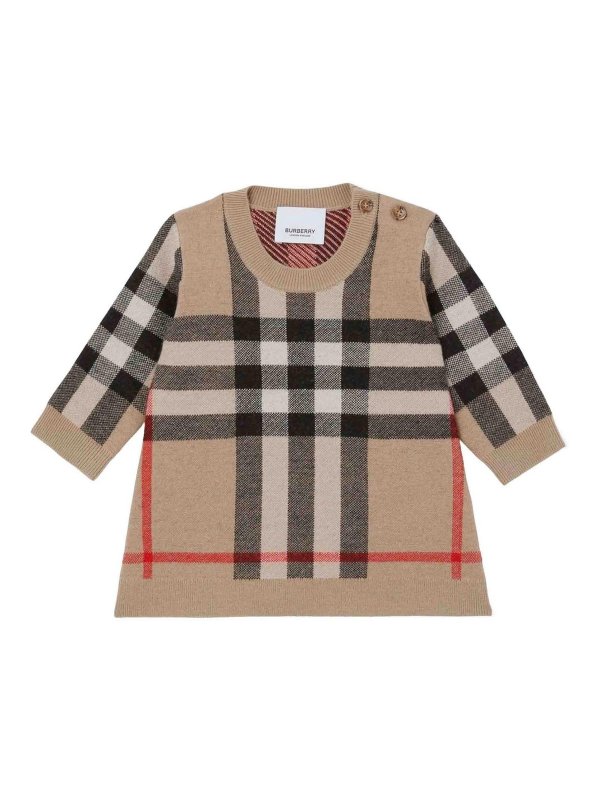 BURBERRY: abiti al ginocchio - Abito midi per bambini