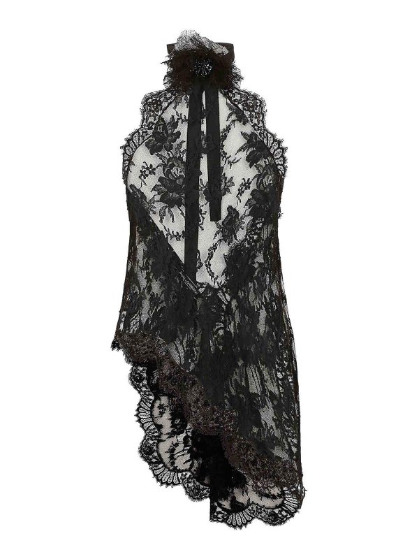 DOLCE & GABBANA: トップス＆タンクトップ - トップ/タンクトップ - 黒