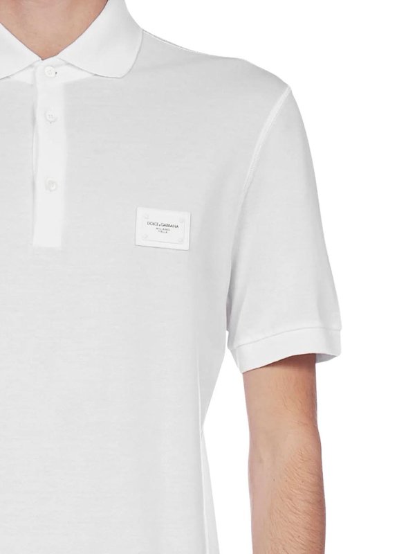 The Best Shops DOLCE & GABBANA: ポロシャツ - ポロシャツ - 白