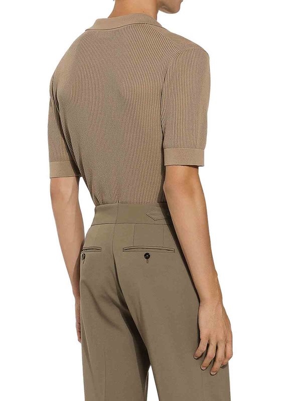 DOLCE & GABBANA: ポロシャツ online - ポロシャツ - ベージュ