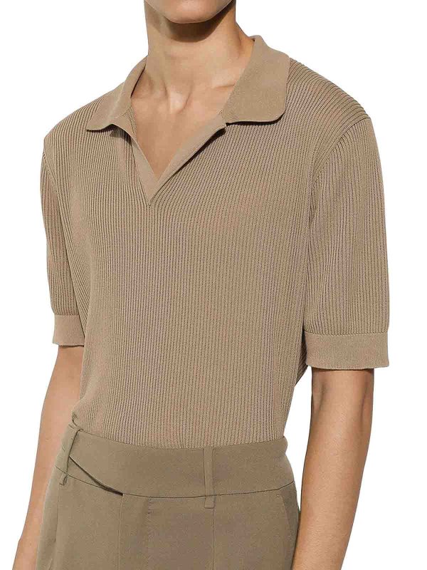 The Best Shops DOLCE & GABBANA: ポロシャツ - ポロシャツ - ベージュ