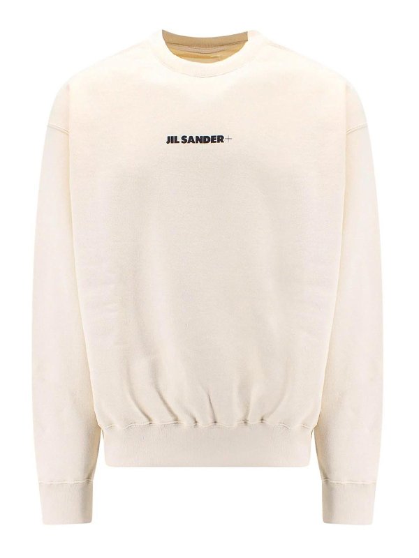 JIL SANDER: Sweatshirts und Pullover - Sweatshirt - Weiß