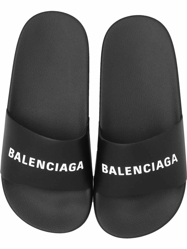 The Best Shops BALENCIAGA: ビーチサンダル - ビーチサンダル - 黒