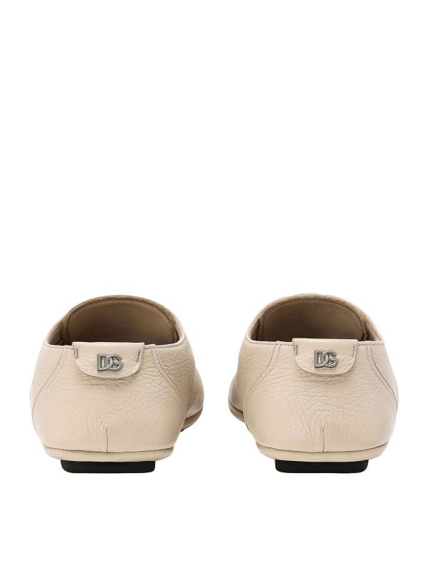 The Best Shops DOLCE & GABBANA: レースアップシューズ - 編み上げ靴 - ベージュ