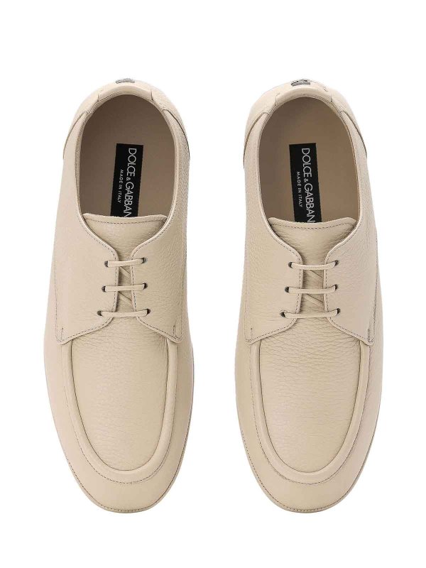 編み上げ靴 - ベージュ shop online: DOLCE & GABBANA