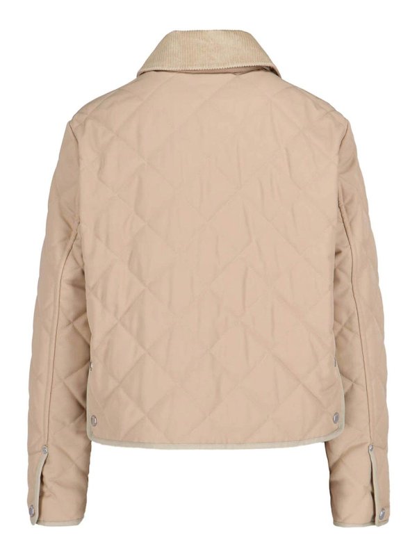 BURBERRY: blazers online - Quilted Jacket
