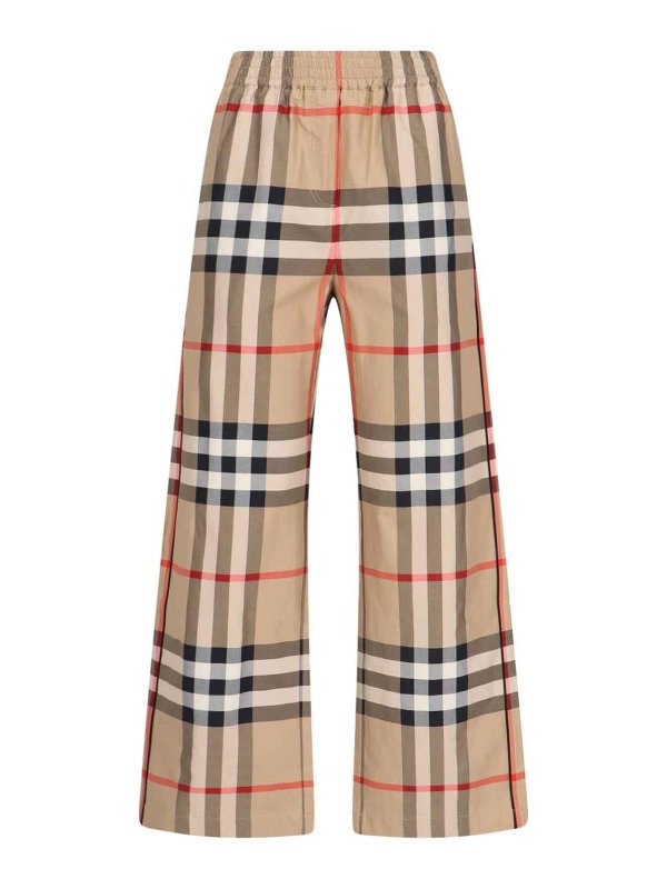 BURBERRY: casual trousers - Wide trousers