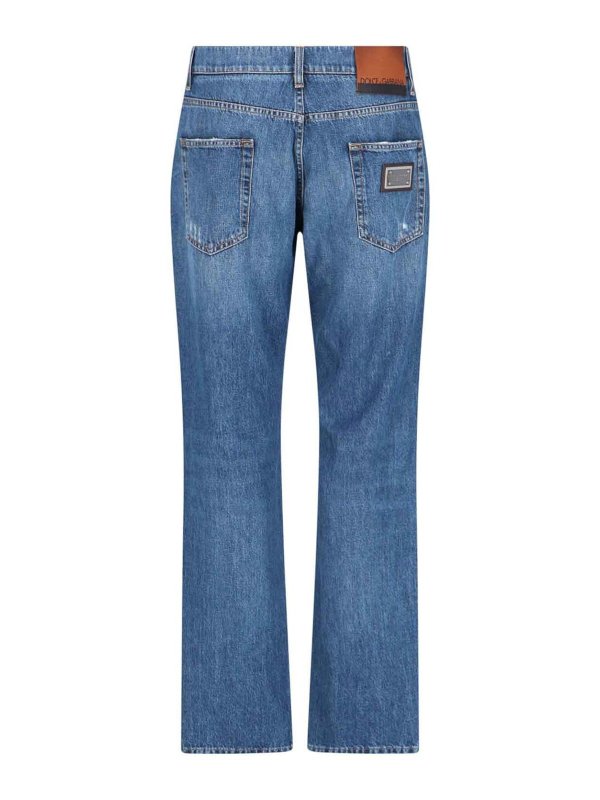 DOLCE & GABBANA: ブーツカットジーンズ online - ブーツカットジーンズ - ブルー