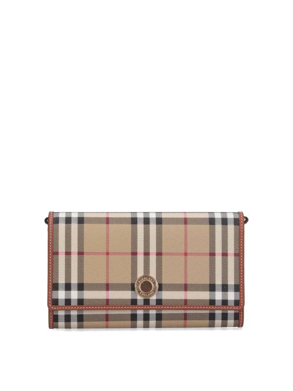 BURBERRY: wallets & purses - Shoulder wallet