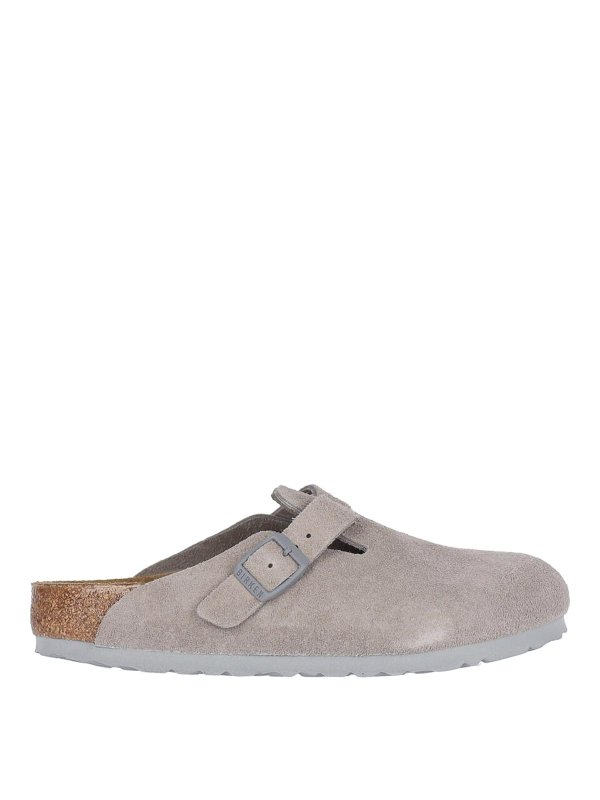 BIRKENSTOCK: Mules - Mules - Grau
