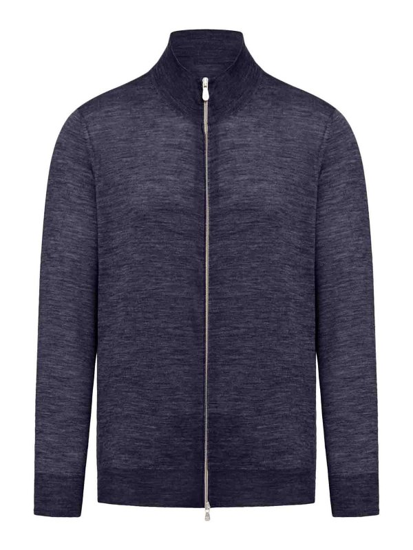 BRUNELLO CUCINELLI: カーディガン - カーディガン - ブルー