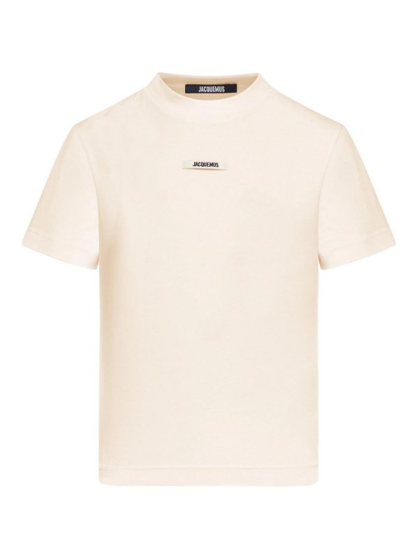 JACQUEMUS: T-shirts - T-Shirt - Nude