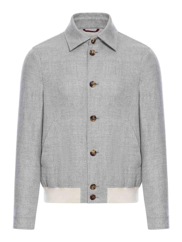 BRUNELLO CUCINELLI: Vestes casuals - Veste Casual - Gris