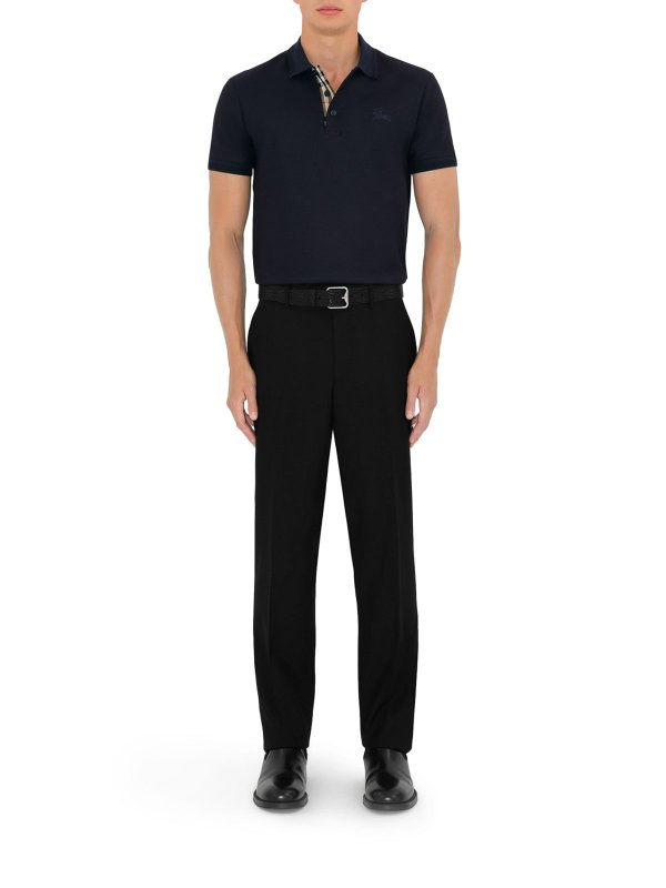 BURBERRY: polo shirts online - Cotton Polo