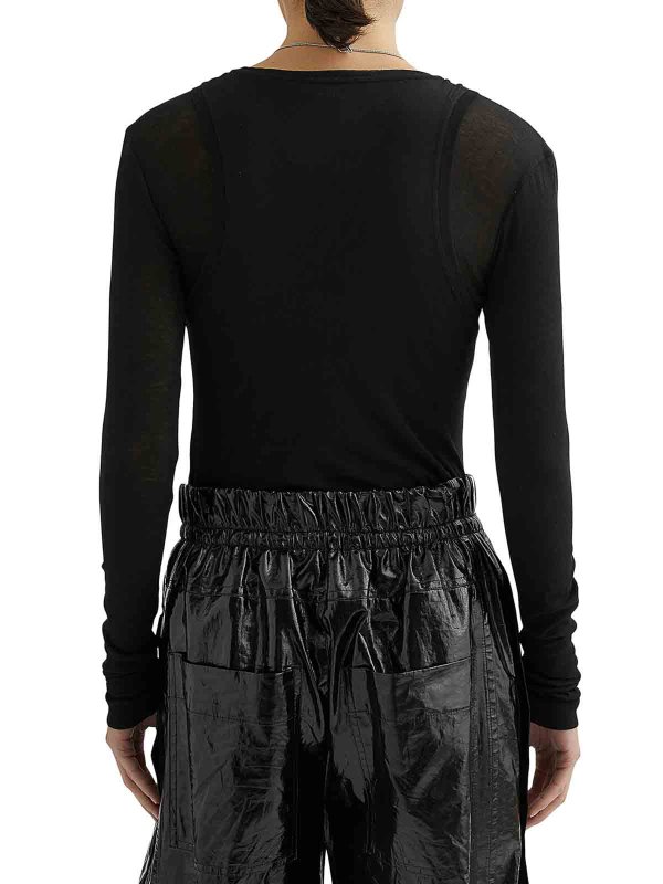 The Best Shops JIL SANDER: t-shirt - T-shirt in cotone multistrato