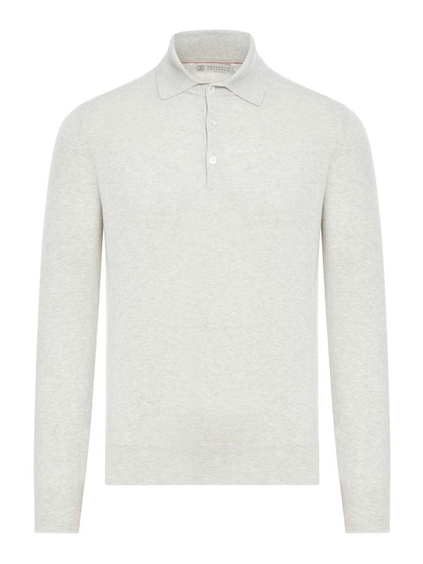 BRUNELLO CUCINELLI: Strickpullover mit Rundhalsausschnitt - Rundhalspullover - Nude