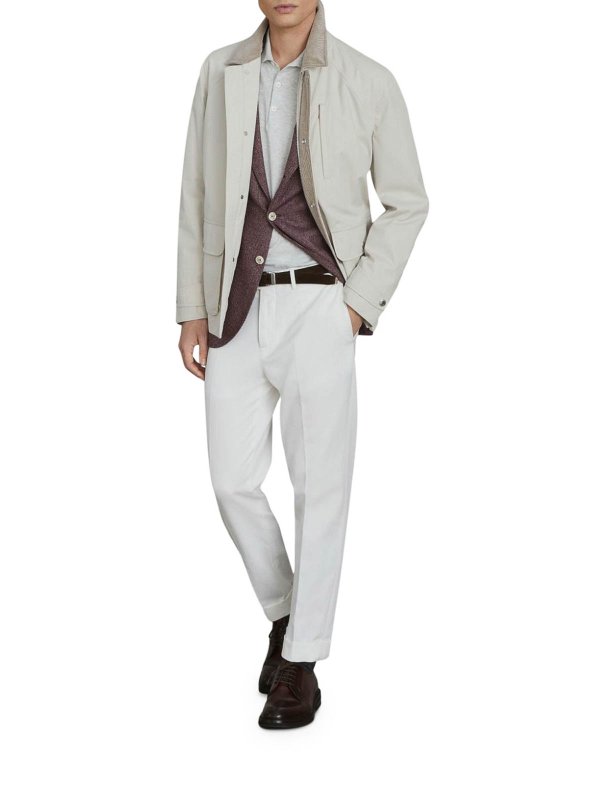 BRUNELLO CUCINELLI: Strickpullover mit Rundhalsausschnitt online - Rundhalspullover - Nude