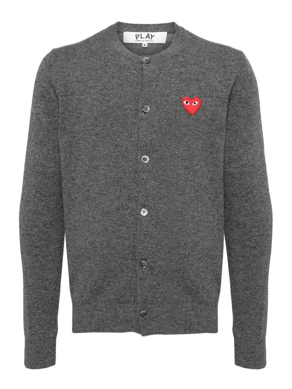 COMME DES GARCONS: Cardigans - Cardigan - Gris