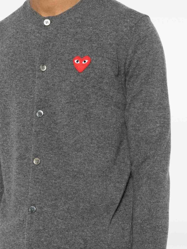 The Best Shops COMME DES GARCONS: Cardigan - Gris