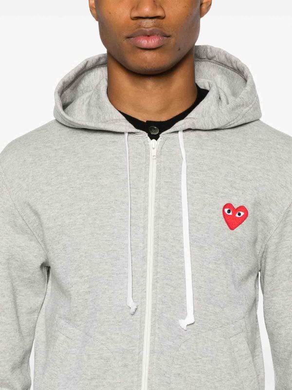 The Best Shops COMME DES GARCONS: Sweatshirts & Pulls - Sweat-Shirts - Gris