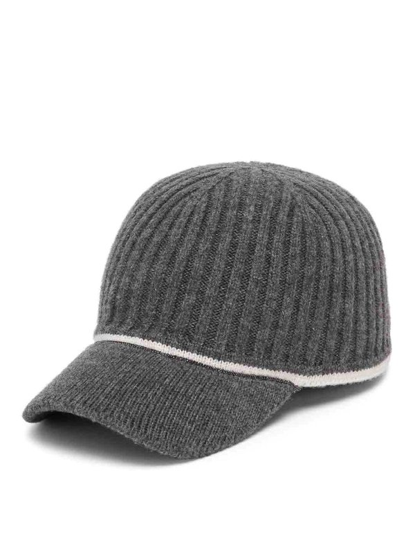 BRUNELLO CUCINELLI: Hüte - Hut - Grau