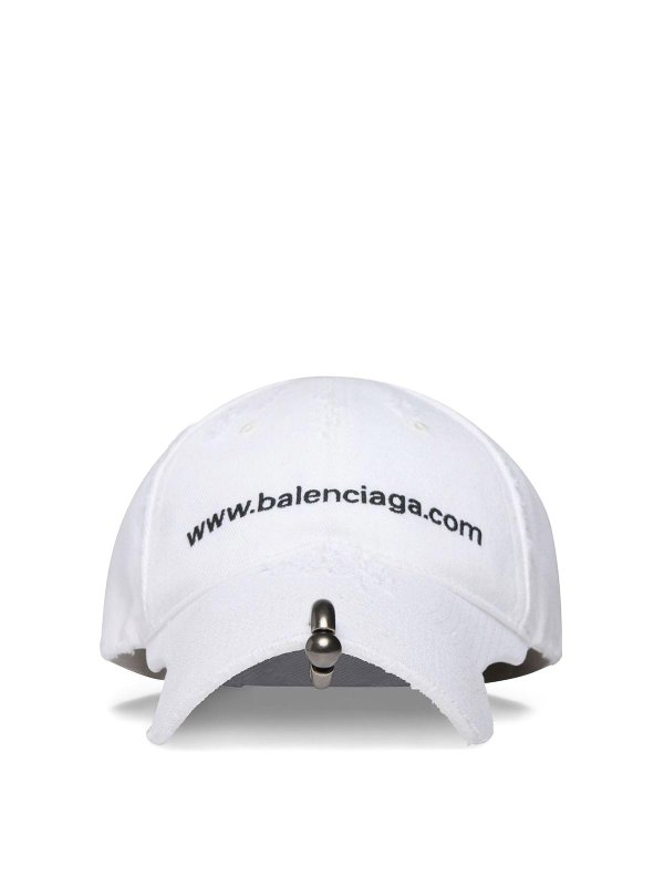 BALENCIAGA: Sombreros - Sombrero - Blanco