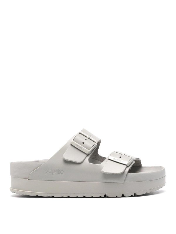 BIRKENSTOCK: Sandalen - Sandalen - Grau