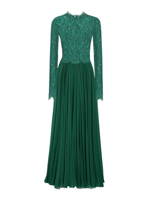 DOLCE & GABBANA: Robes de soirée - Robe De Soirée - Vert