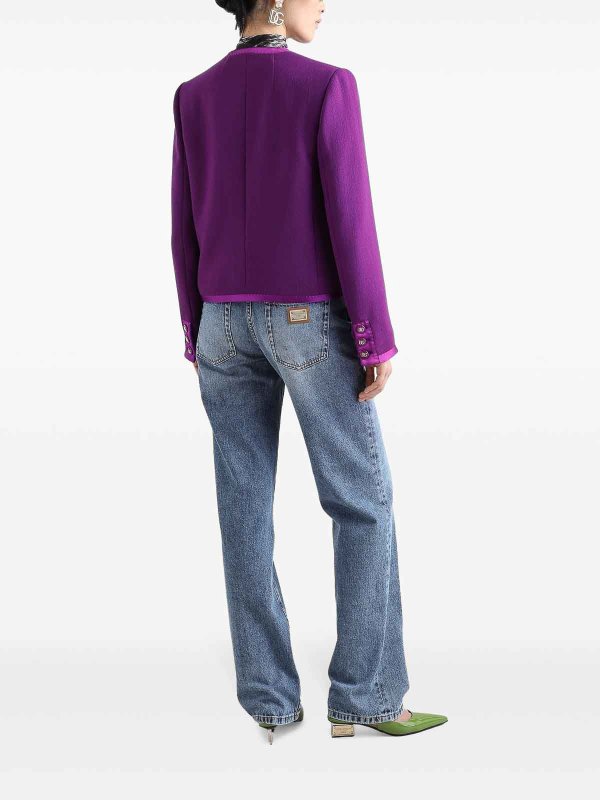 The Best Shops DOLCE & GABBANA: Vestes de costume - Blazer - Violet