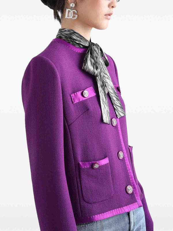 Blazer - Violet shop online: DOLCE & GABBANA