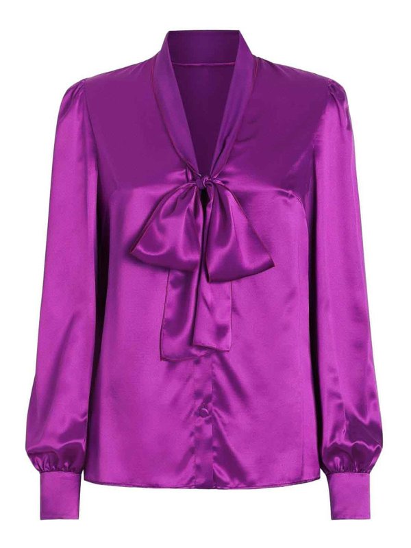 DOLCE & GABBANA: ブラウス - シャツ - 赤