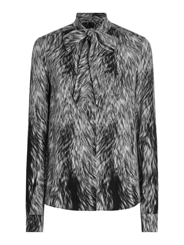 DOLCE & GABBANA: シャツ - シャツ - グレー