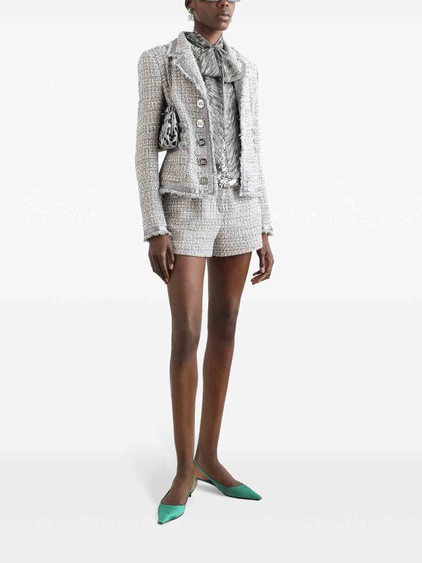 DOLCE & GABBANA: Kurze Mäntel online - Kurzer Mantel - Grau