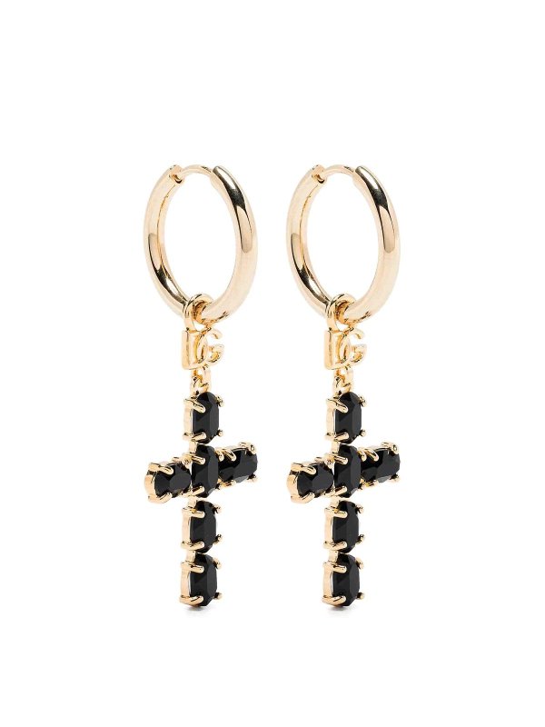 DOLCE & GABBANA: Pendientes - Pendientes - Negro