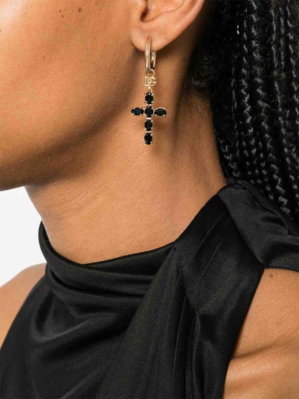 DOLCE & GABBANA: Pendientes online - Pendientes - Negro