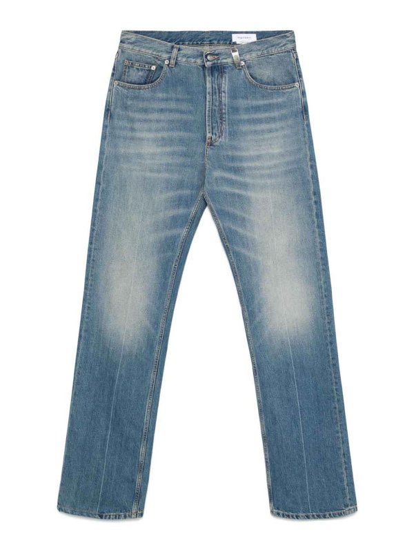 ALEXANDER MCQUEEN: jeans bootcut - Jeans a gamba dritta