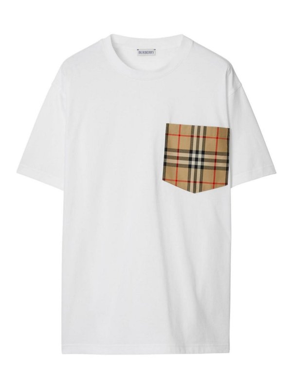 BURBERRY: T-shirts - T-Shirt - Weiß